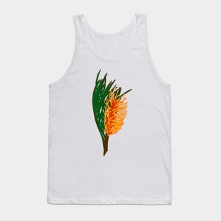 Bright Australian Native Flower - Beautiful Banksia Illustration Tank Top